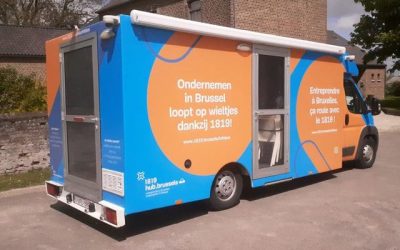 Un infobus pour oser lancer son entreprise et redynamiser l'économie à Bruxelles