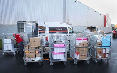 Un nouveau centre bpost avec 50 robots pour emballer les colis