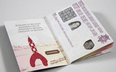 La ligne claire sur les nouveaux passeports