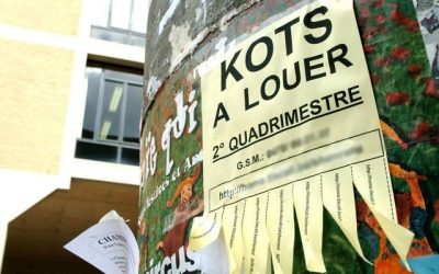 Il y a un risque de hausse des loyers des kots plus rapide que l'inflation