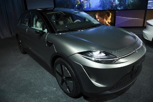 Le prototype de sa voiture électrique de Sony, la Vision S.