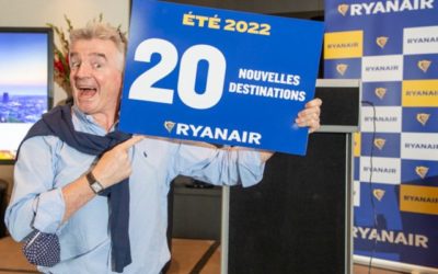 Cet été, Ryanair proposera 20 nouvelles connexions depuis Charleroi